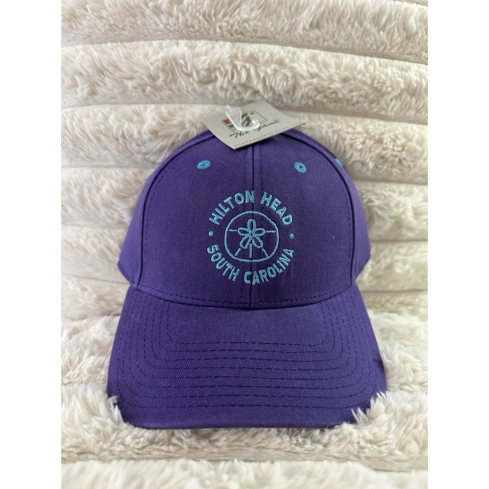 Hilton Head Island, South Carolina Adjustable Hat ~ Snapback NWT Purple The Game